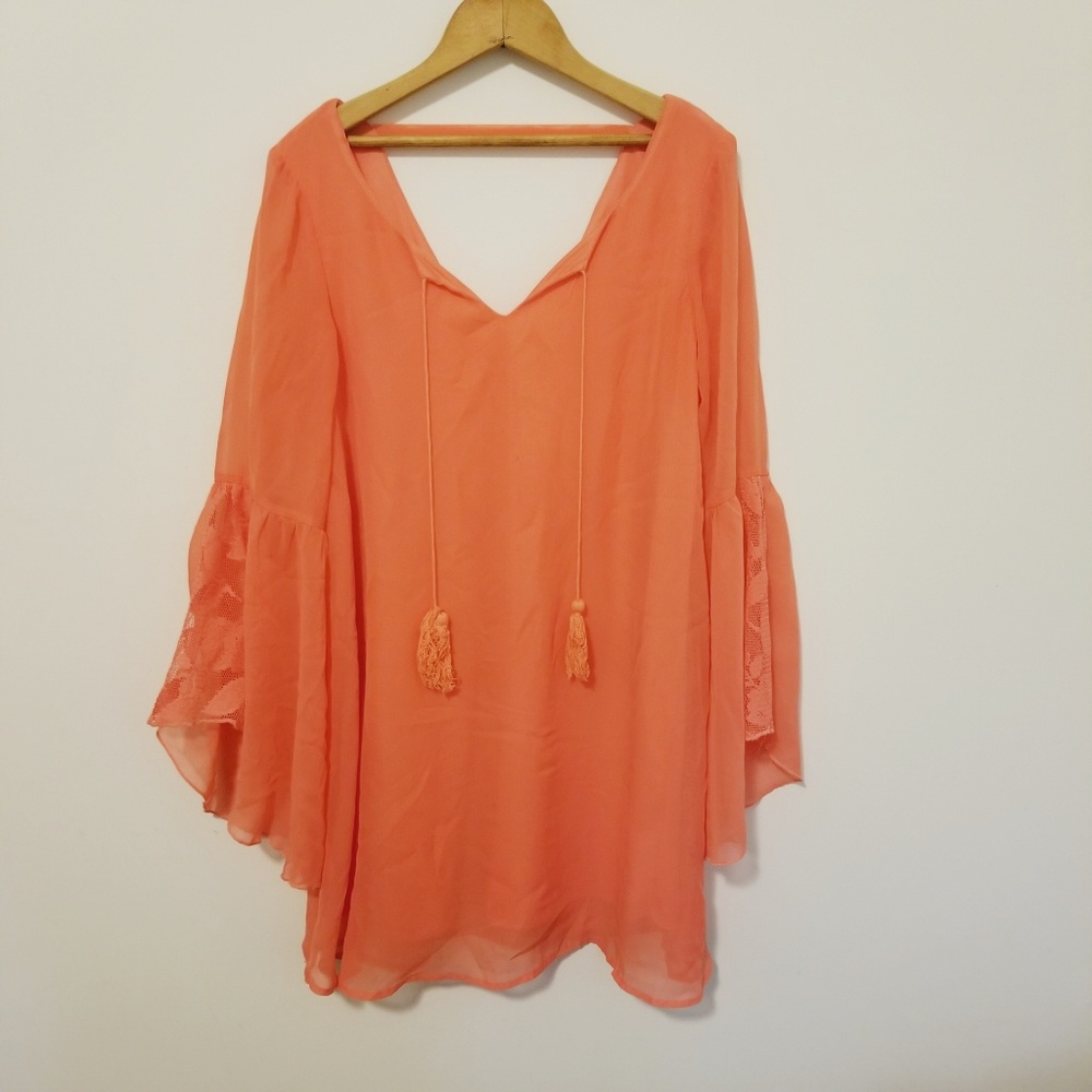 Nordstrom Love Fire oversized tunic size small